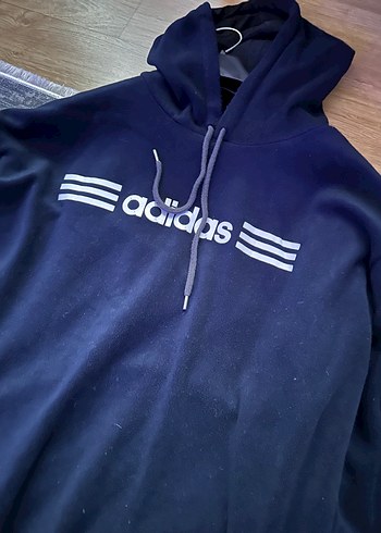 lacivert Adidas legolu Kapüşonlu Sweatshirt - Görsel 2