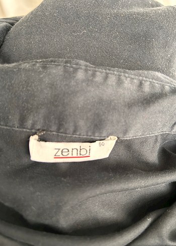 lacivert Kısa Kollu Keten Gömlek - Görsel 3