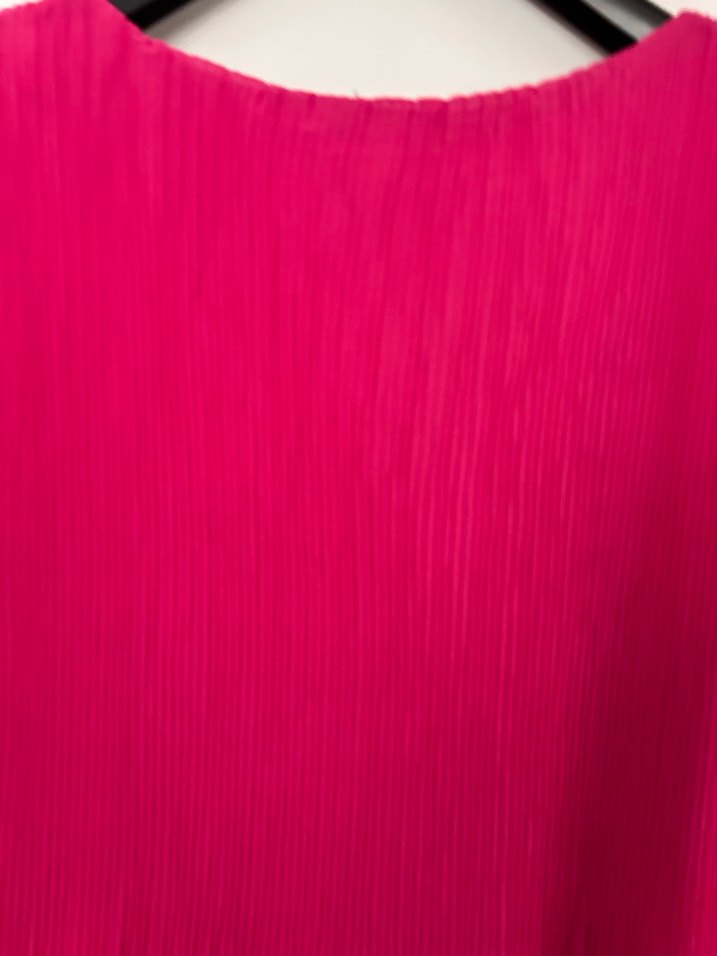 Pembe Pilili Kolsuz Mini Bluz - Görsel 5