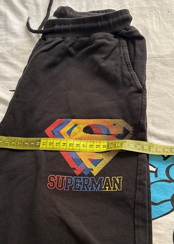 Siyah Baskılı Fermuarlı Erkek Eşofman Altı - Görsel 7