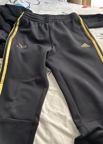 çocuk Siyah Altın Adidas Eşofman Takımı 11-12 yaş - Görsel 9