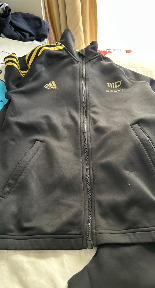 çocuk Siyah Altın Adidas Eşofman Takımı 11-12 yaş - Görsel 3