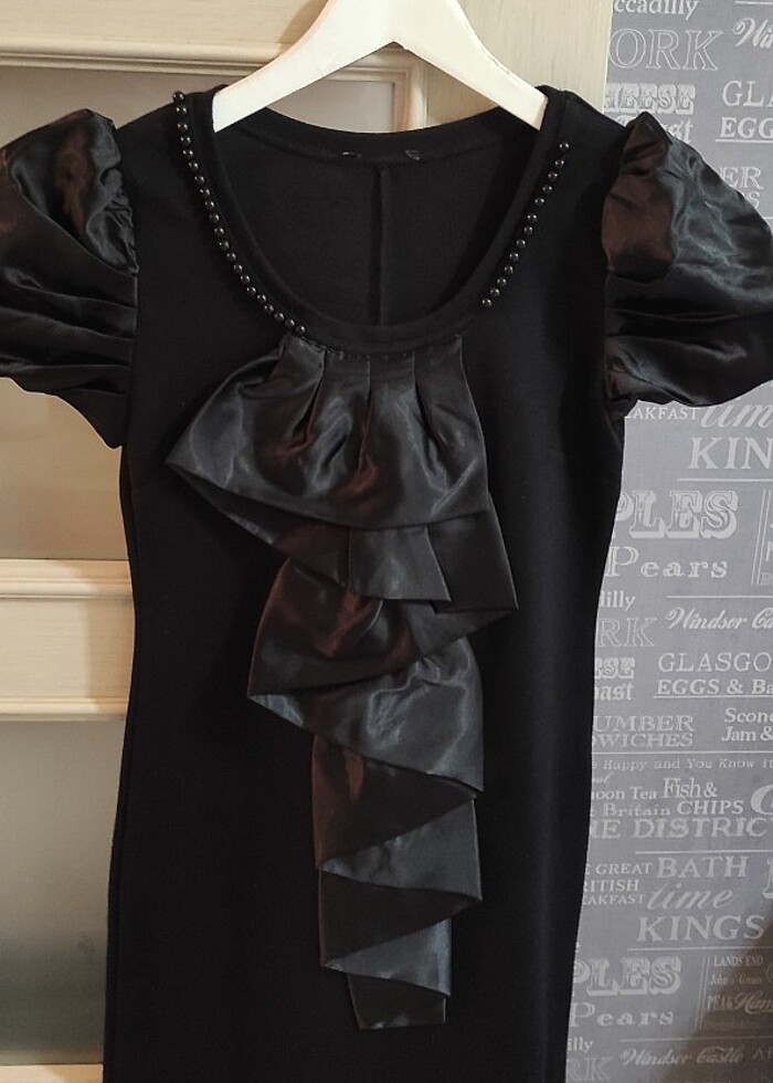 Klasik elbise ofis , yemek ,eğlence ,parti elbise - Görsel 4