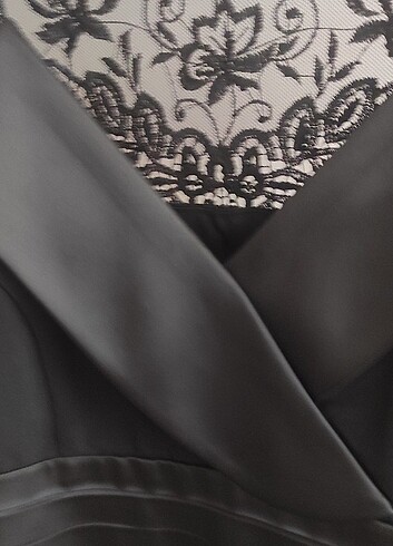 Siyah gece ,düğün , Nisan ,yemek abiye klasik elbise - Görsel 4