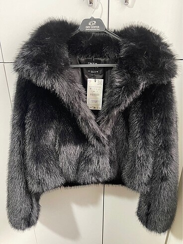 Zara peluş tüylü kürk kaban