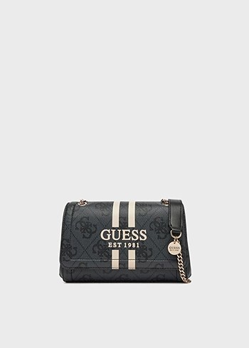 GUESS Siyah Baskılı Kadın Çanta