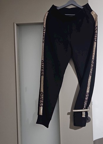 Guess Nakışlı Mavi Bol Kesim Kız Eşofman Altı - Görsel 7