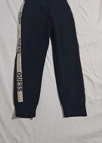 Guess Nakışlı Mavi Bol Kesim Kız Eşofman Altı - Görsel 13