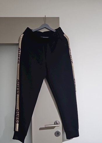 Guess Nakışlı Mavi Bol Kesim Kız Eşofman Altı - Görsel 5