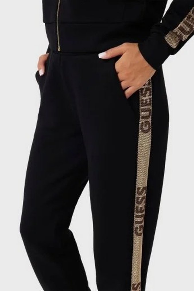 Guess Nakışlı Mavi Bol Kesim Kız Eşofman Altı - Görsel 3