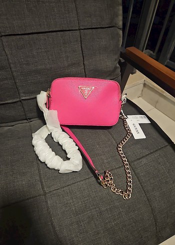 Pembe Bel Detaylı Kadın Çapraz Çanta