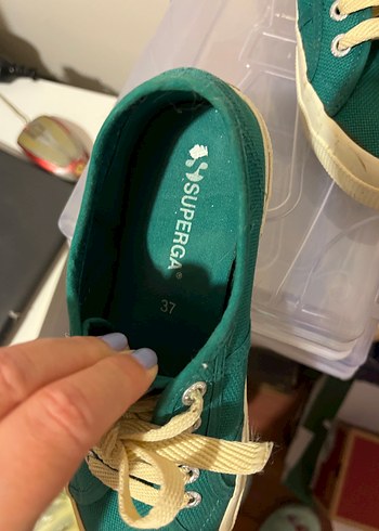 Superga Yeşil Kadın Spor Ayakkabı - Görsel 3
