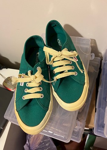 Superga Yeşil Kadın Spor Ayakkabı