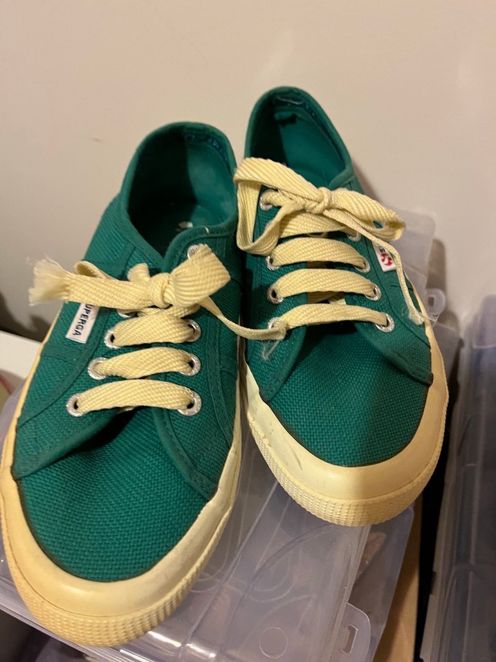 Superga Yeşil Kadın Spor Ayakkabı - Görsel 2