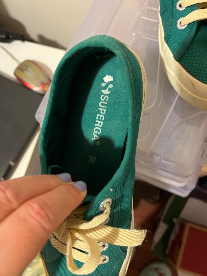 Superga Yeşil Kadın Spor Ayakkabı - Görsel 3