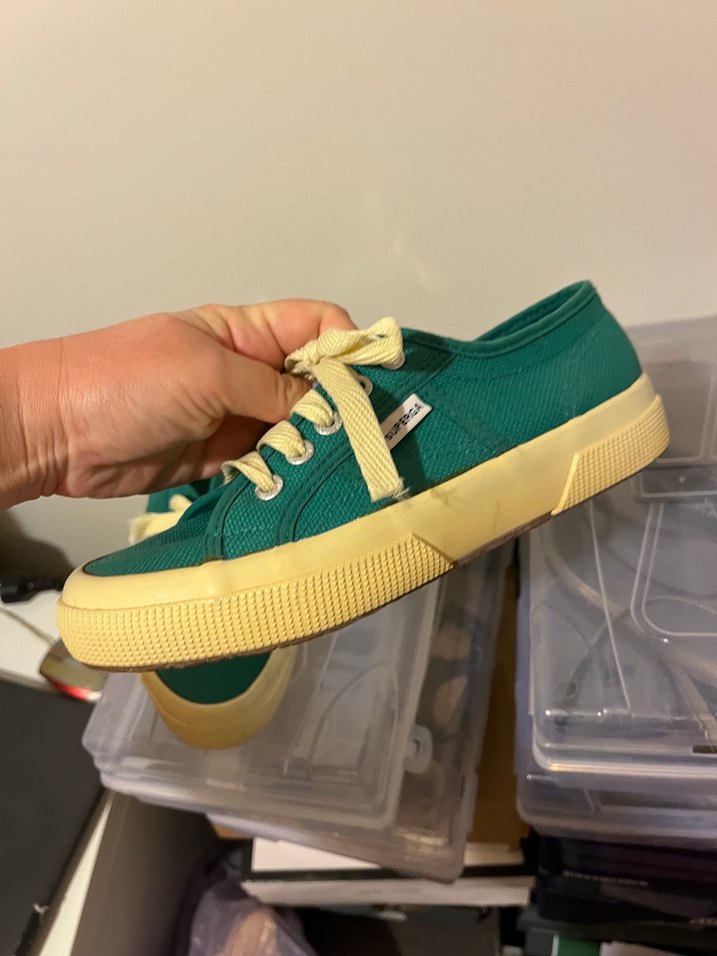 Superga Yeşil Kadın Spor Ayakkabı - Görsel 4