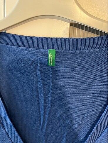 Benetton Benetton v yaka trıko