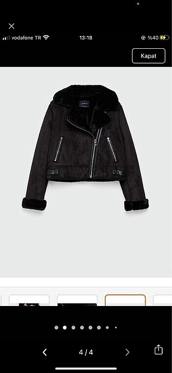 Stradivarius biker mont