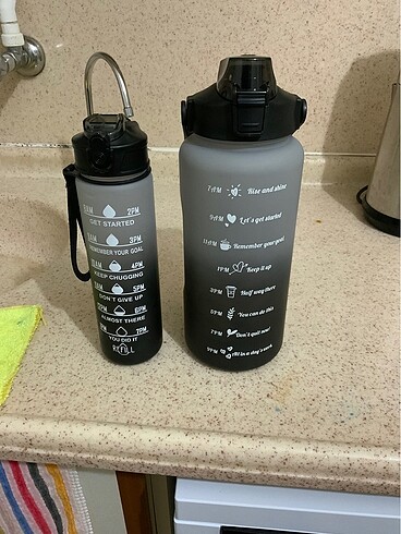 Sıfır motivasyon mataraları 900 ml ve 2 lt