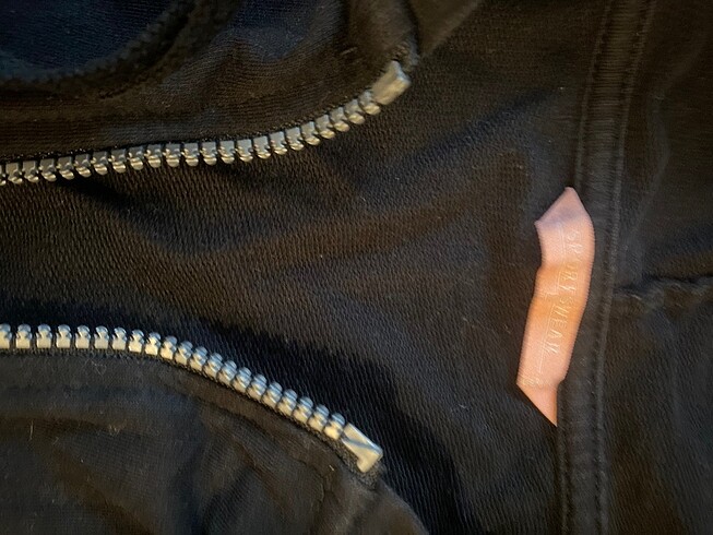 Diğer Siyah fermuarlı sweat
