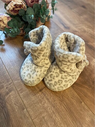 Kız cocuk leoparlı panduf - Görsel 3