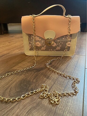 Krem pudra rengi çanta - Görsel 2