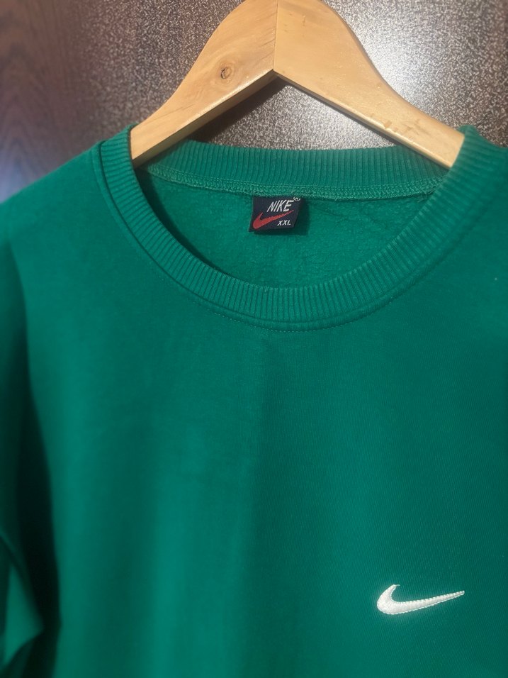 Yeşil Oversize Sweatshirt - Görsel 2