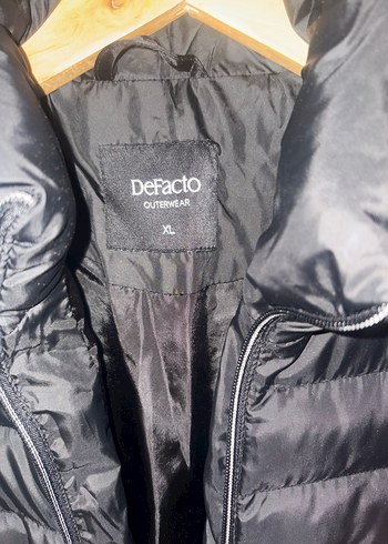 Fermuarlı Siyah Kadın Mont - Görsel 2