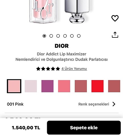  Beden Renk Dior Addict