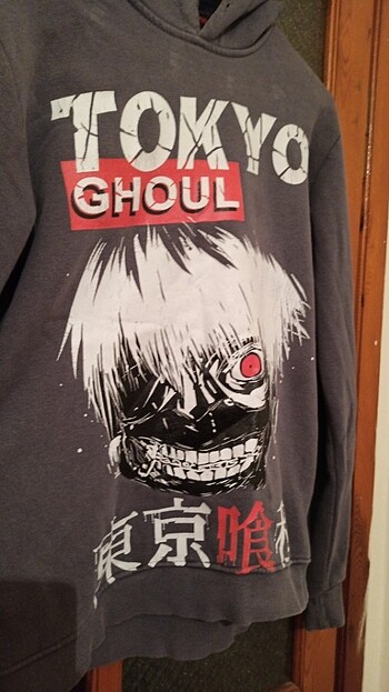 s Beden çeşitli Renk Tokyo ghoul Kaneki baskılı sweatshirt