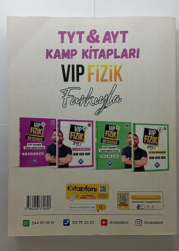 VIP Fizik AYT Soru Bankası