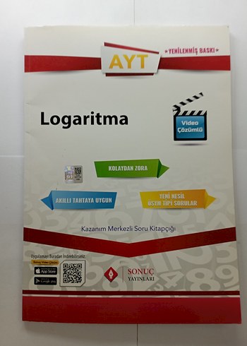 Logaritma AYT Soru Kitabı - Sonuç Yayınları