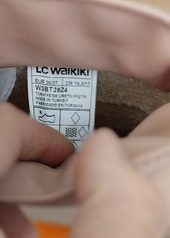 27 Beden ten rengi Renk Kız Çocuk yağmur Çizme