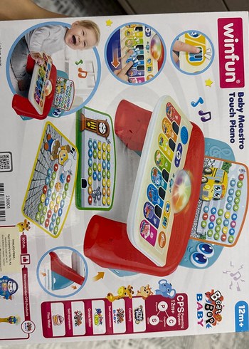 Winfun Renkli Bebek Dokunmatik Piyano Oyuncağı - Görsel 4