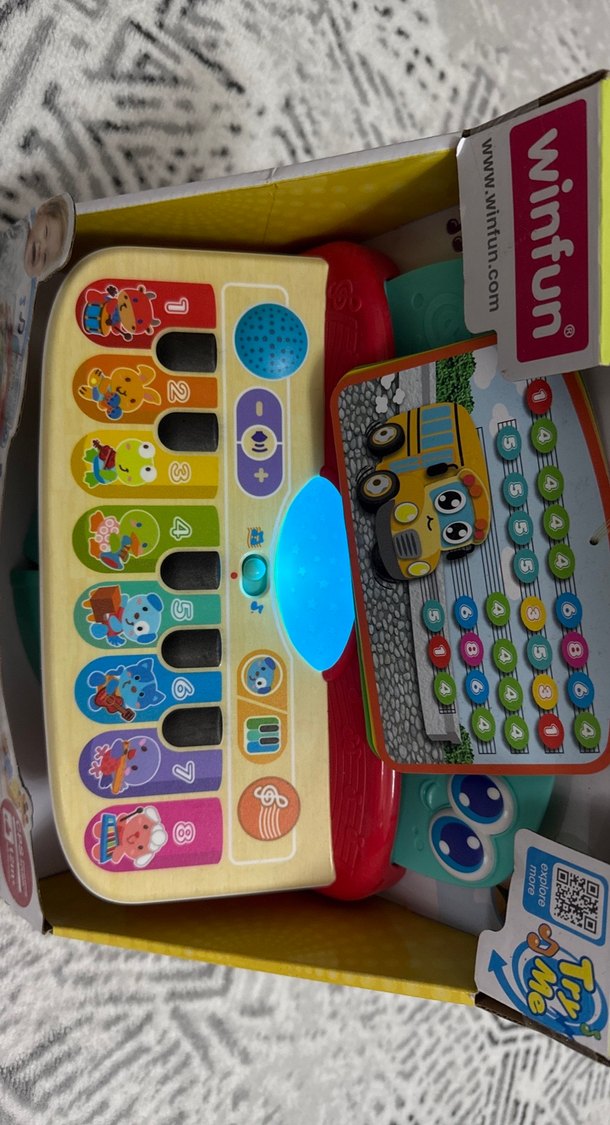 Winfun Renkli Bebek Dokunmatik Piyano Oyuncağı - Görsel 2