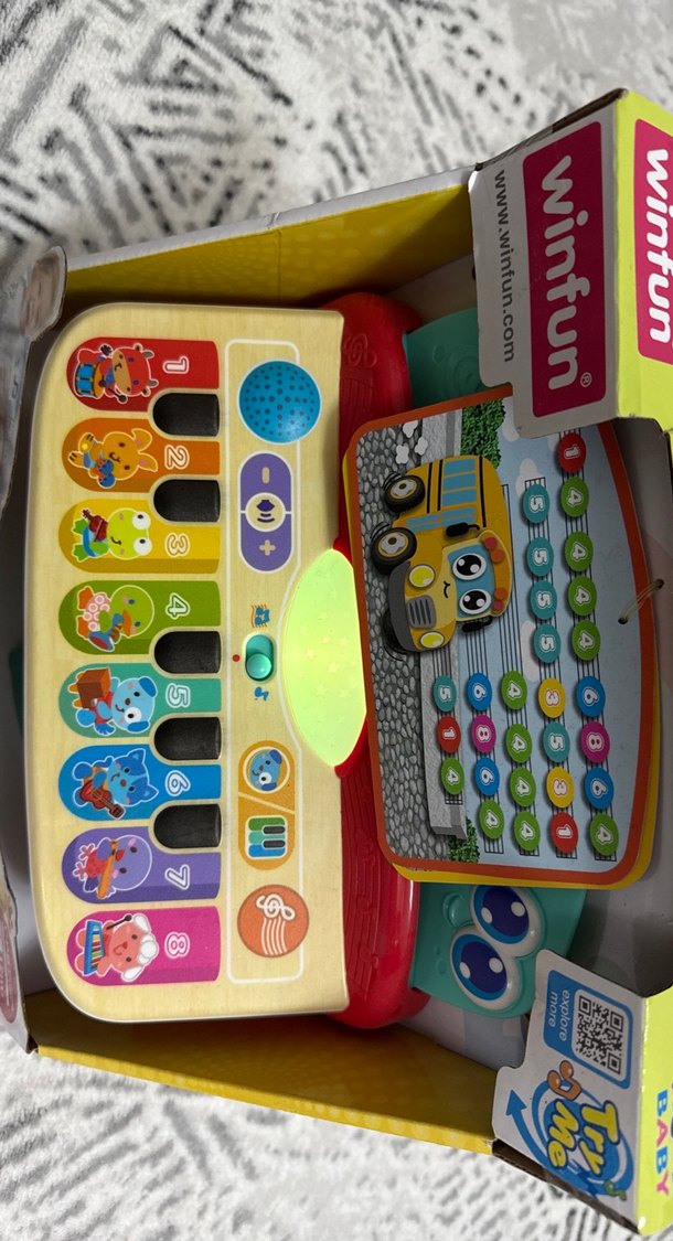 Winfun Renkli Bebek Dokunmatik Piyano Oyuncağı - Görsel 3