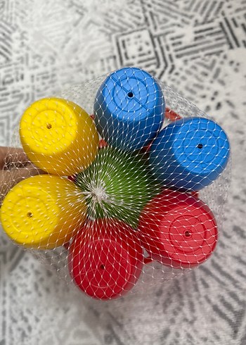 Renkli Plastik Bowling Seti - Görsel 4