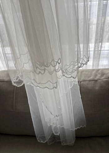 Boncuk İşlemeli Duvak - Görsel 5