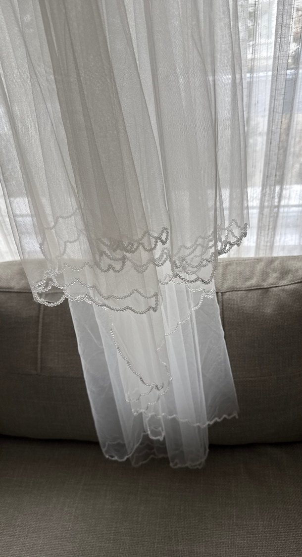 Boncuk İşlemeli Duvak - Görsel 5