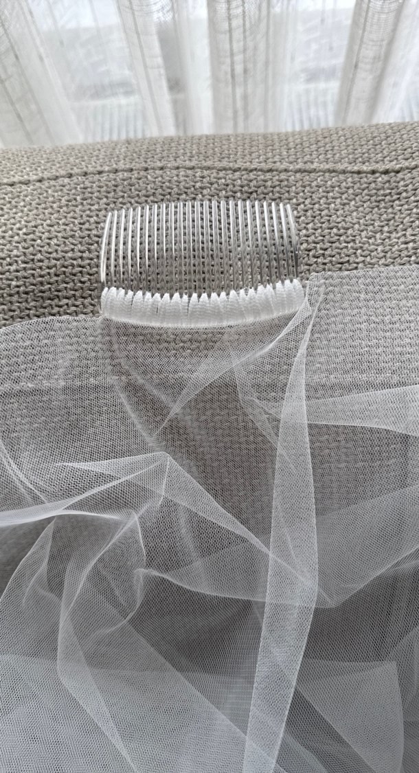 Boncuk İşlemeli Duvak - Görsel 2