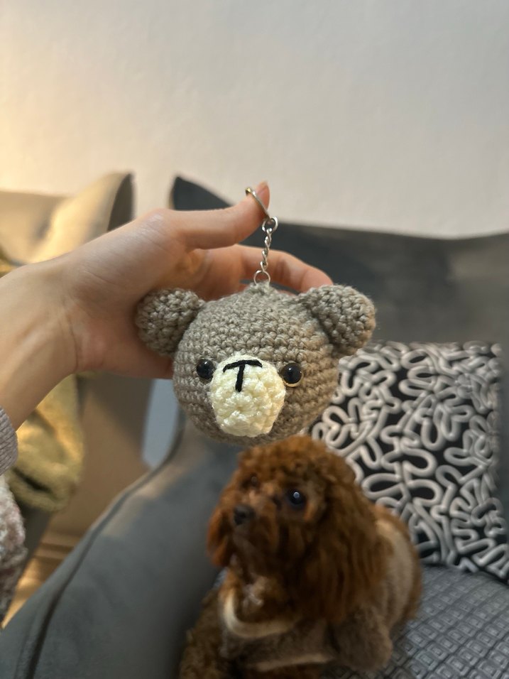 Örgü Ayıcık Anahtarlık - Görsel 2