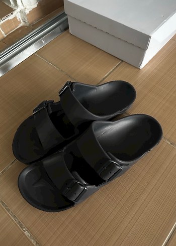 Siyah Erkek Terlikler Tokalı Rahat - Görsel 3