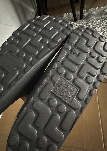 Siyah Erkek Terlikler Tokalı Rahat - Görsel 4