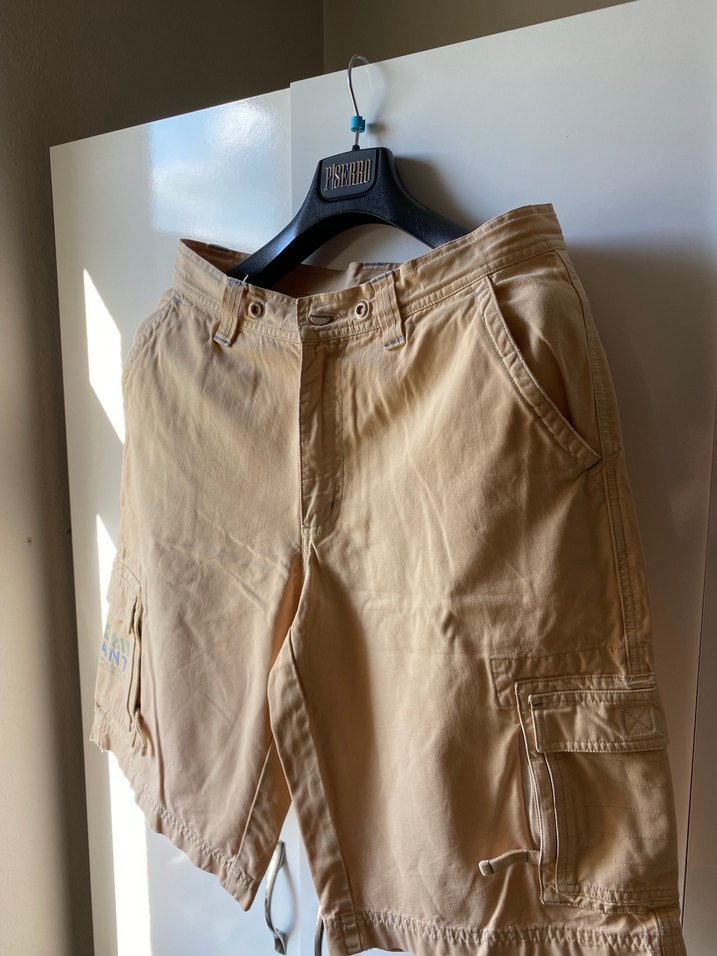 Gant Bej Kot Şort - Görsel 2