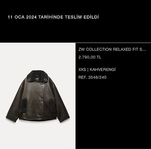 Zara Zara Mont orijinal