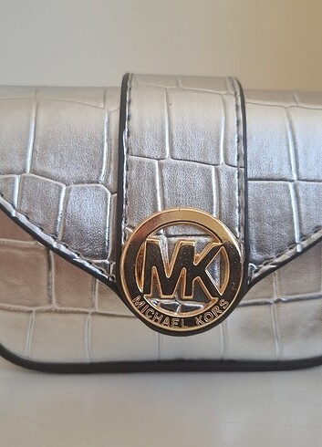 Michael Kors Mini MK gri çanta