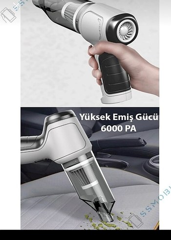 Kablosuz Mini Elektrikli Süpürge Seti - Görsel 6