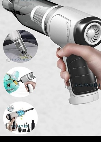 Kablosuz Mini Elektrikli Süpürge Seti - Görsel 7