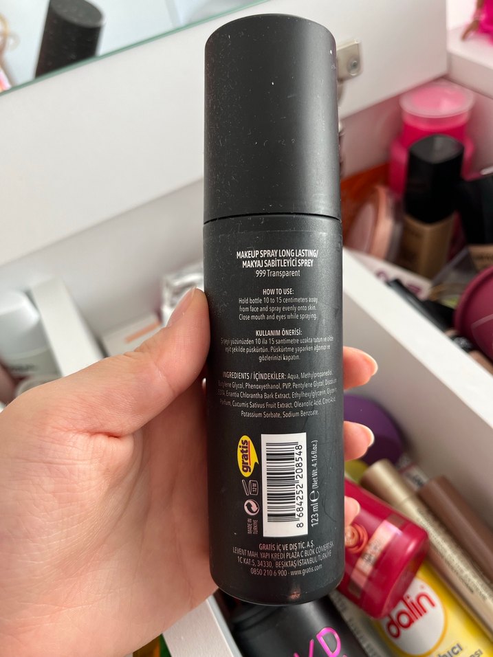 LYKD Fix Me Makyaj Sabitleyici Sprey Siyah - Görsel 2