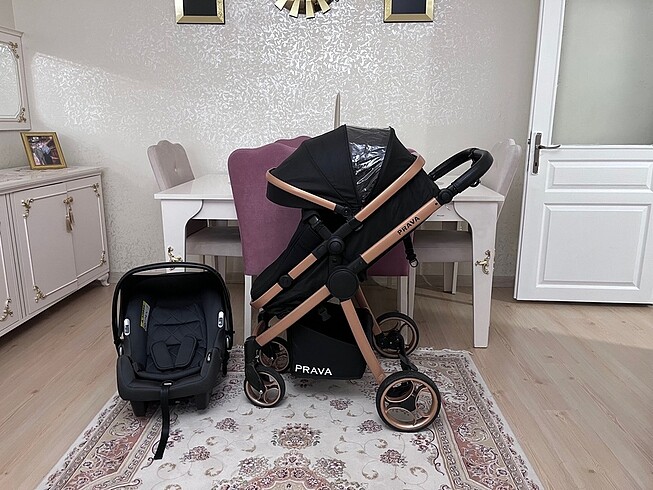 15-36 kg Beden siyah Renk Prava Marka Travel Sistem Bebek Arabası Ve Puseti